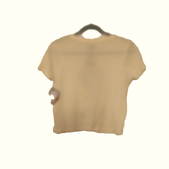 Looney Tunes Juniors L/G Short Sleeve Cropped Tweety Bird Graphic Tee - Picture 3 of 10